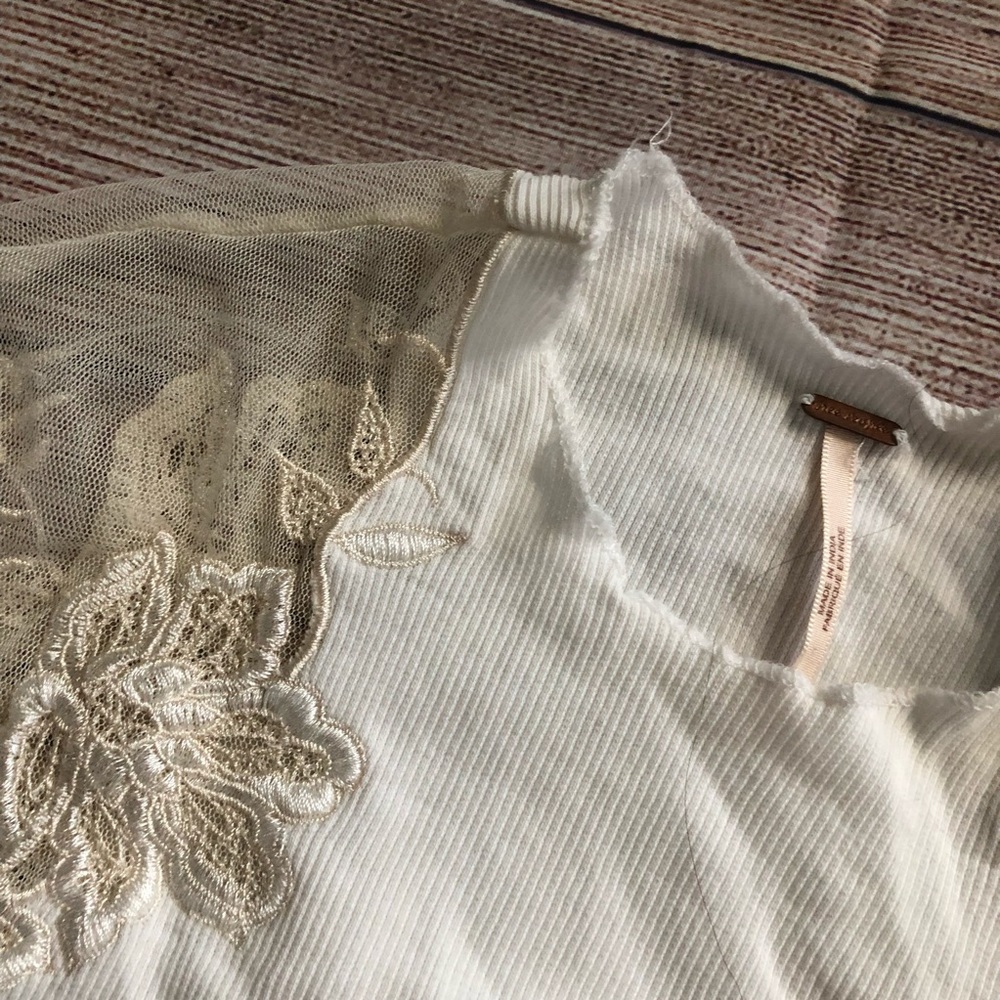 Free People Daniella Ivory Top - Picture 5 of 7